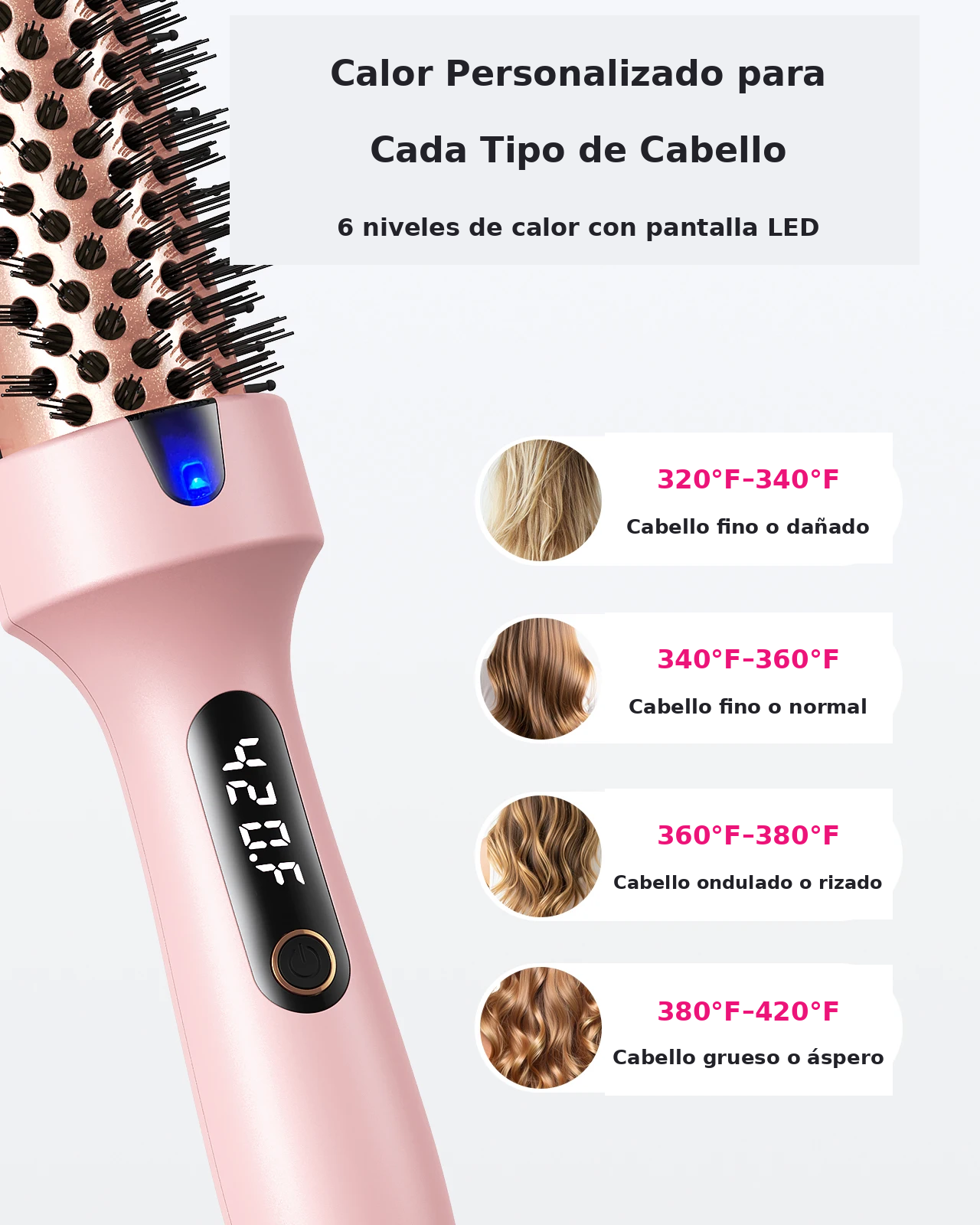 Cepillo iónico 3 en 1