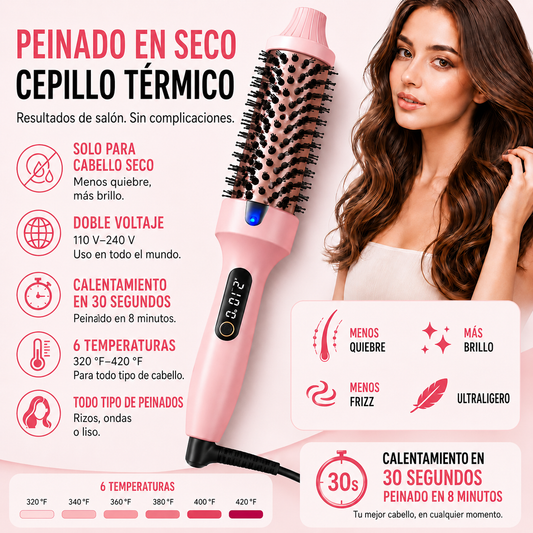 Cepillo iónico 3 en 1